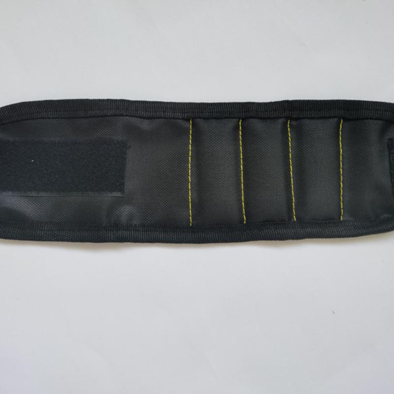 

Магнітний магнітний браслет, набір інструментів для електрика, аксесуари для магніту, адсорбційні гвинти, сильний магнітний зап ясток 3 rows of 6 magnets чорний