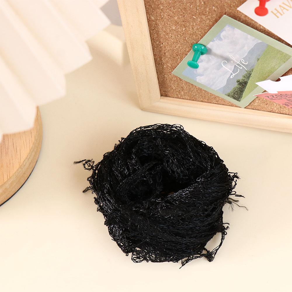 Multipurpose Crochet Hair Net High Elasticity Sleeping Triangle Hairnet Rollers Hairnet Lady