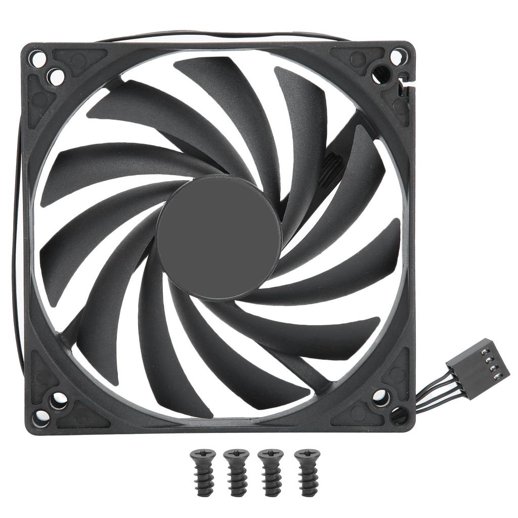 CPU Radiator Fan PWM 4Pin PC Cooler 12V Speed Regulation Ultra Thin Desktop Computer Cooling