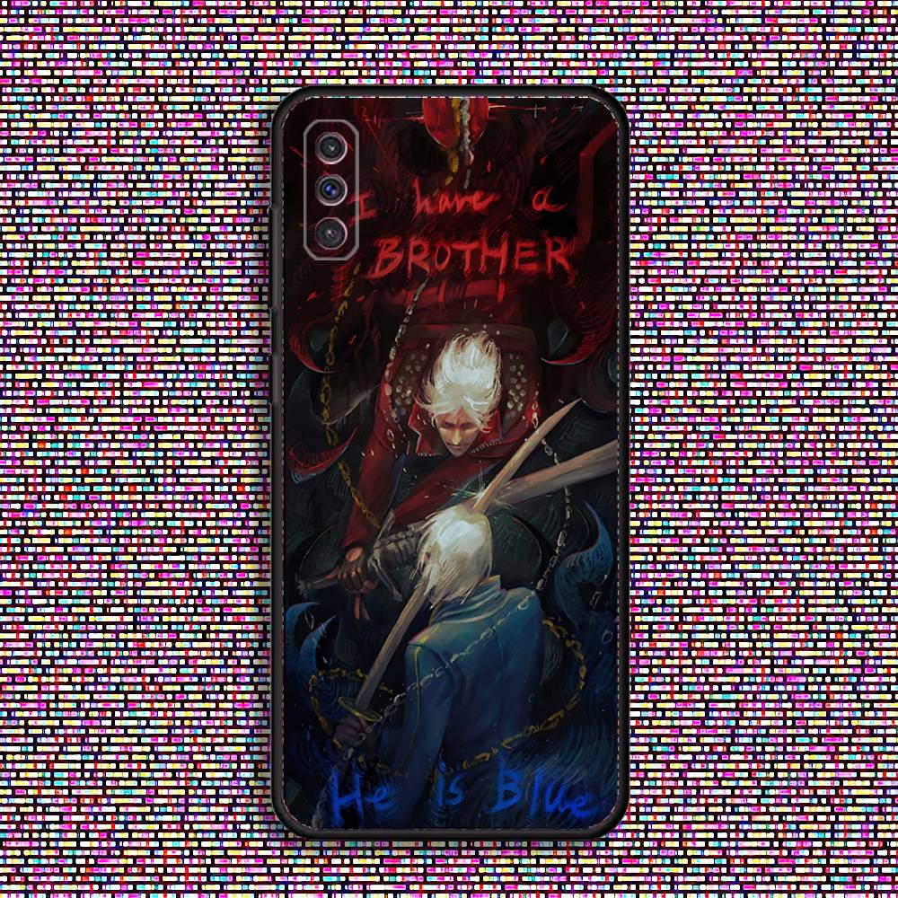 D-Devil M-May C-Cry Dante Phone Case For Samsung S 25,24,23,22,30,21,10,9,Ultra,Plus,Lite,FE,4,5 G Black Soft Case
