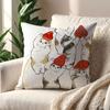 Cute MMofusand Cat Shark cushion cover For Pillow Printing Sofa Decoration Home Car Room Coffee Shop Office Nordic Simplicity