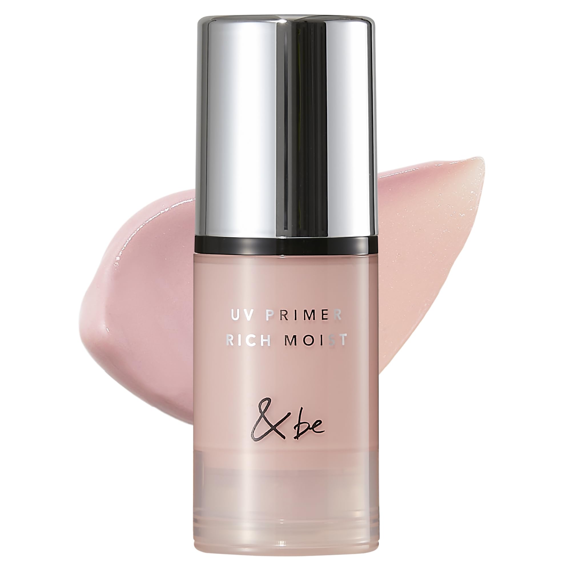 [Официальный] &be (Андбе) УФ-праймер Rich Moist [Мини] Peach Glow SPF50+ PA++++ / База под макияж, Цветной праймер 15g