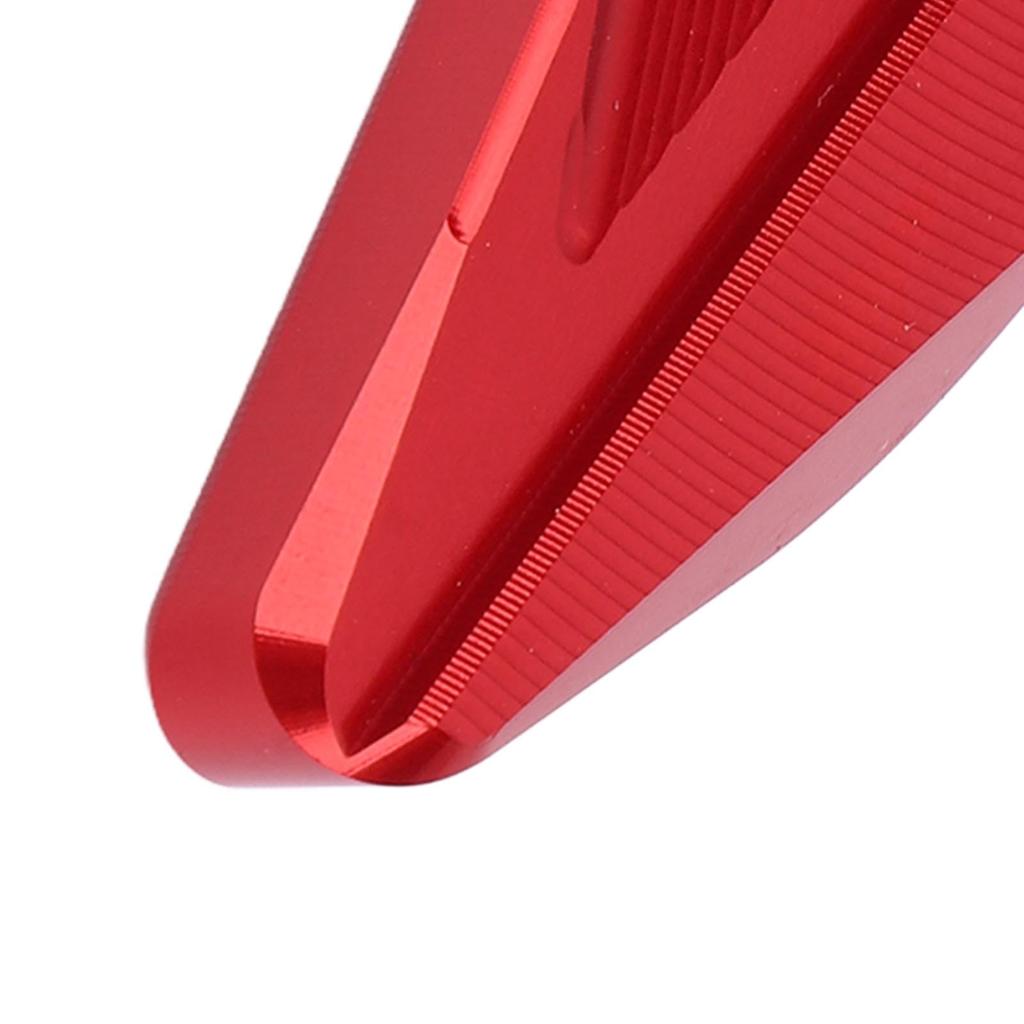 Motorcycle ABS Sensor Cover Aluminum Alloy Reinforced Decorative Front Brake ABS Protective Cover Replacement ADV160 ADV150 (Red)