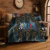 Anime Zoro One P-Piece Cartoon Flannel Blanket Soft Warm Throw Blanket for Bedroom Living Room Bed Travel Camping Picnic Kid