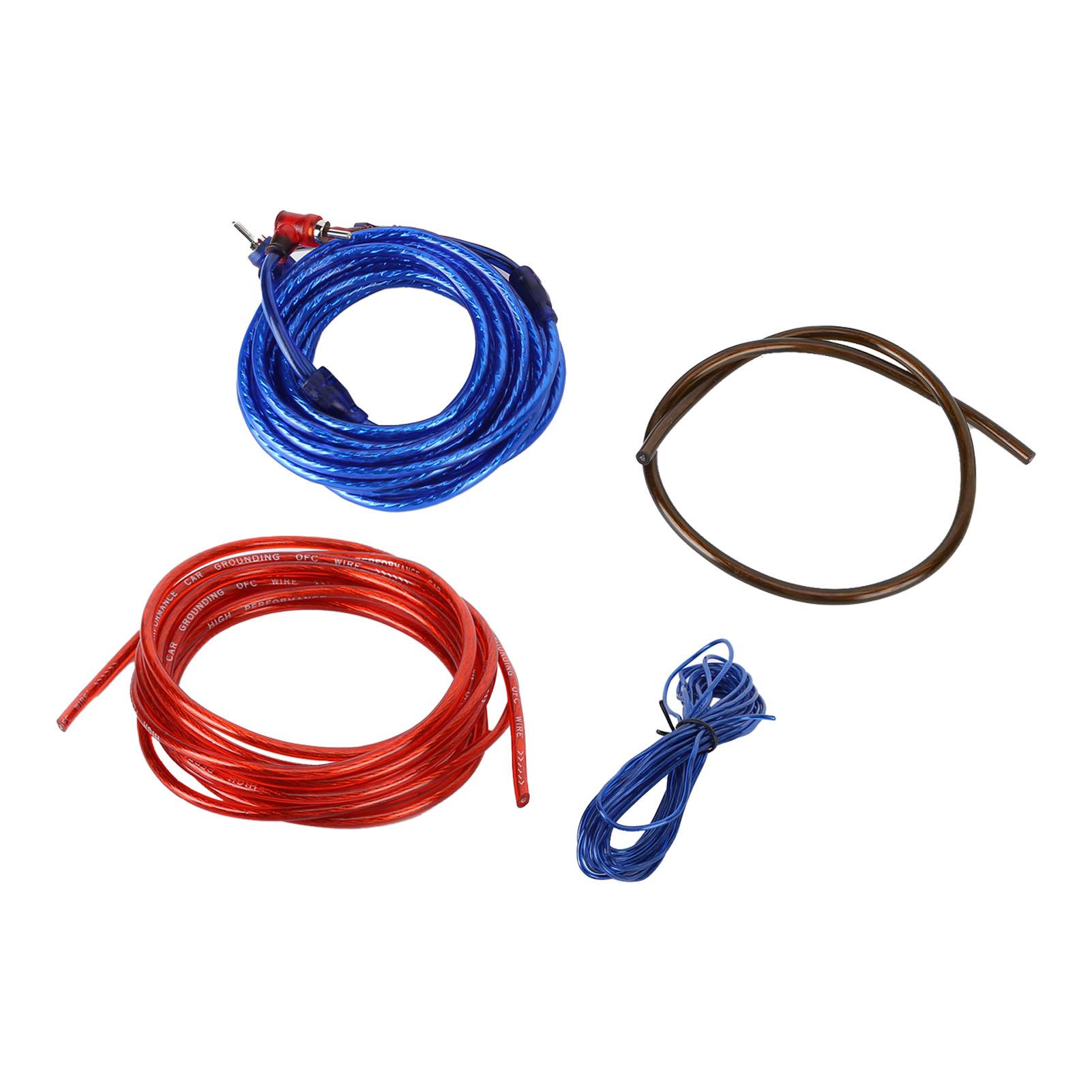 

Комплект проводов для автомобильной аудиосистемы, набор кабелей для усилителя мощности, для обслуживания и замены динамика, сабвуфера