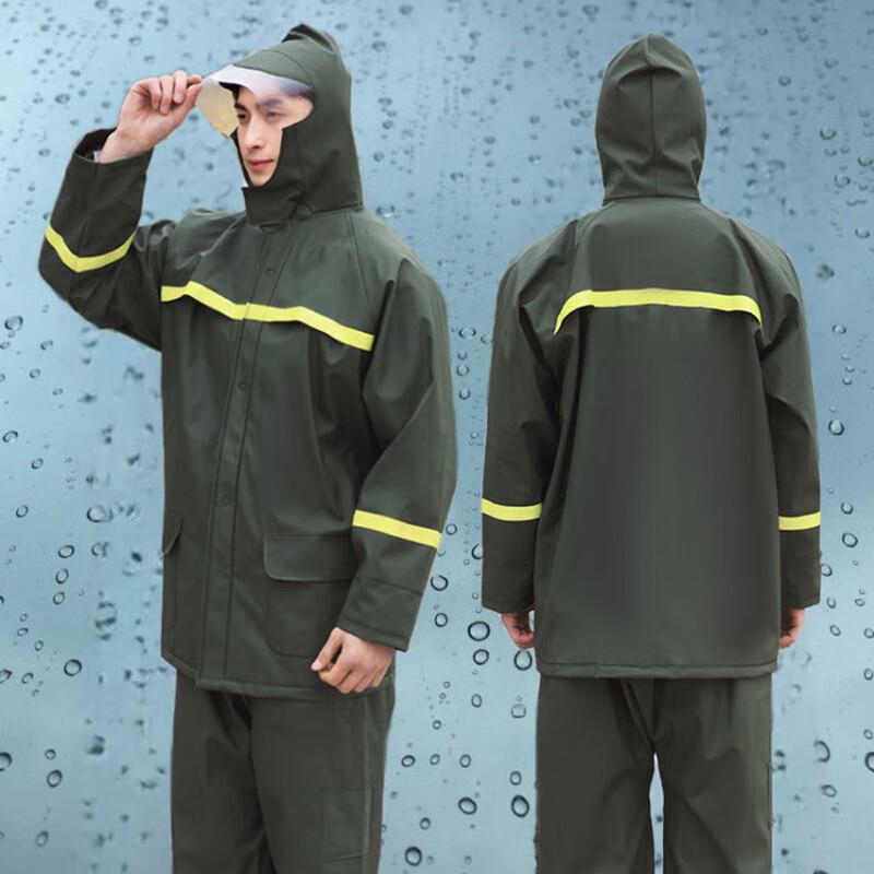 Adult Outdoor Knitted Rain Suit Set