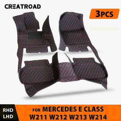 Mercedes Benz E sınıfı E260 E300 E320 E350 W211 W212 W213 W214 için Özel Araba Zemin Paspasları Otomatik Halı Örtüsü İç Aksesuarlar
