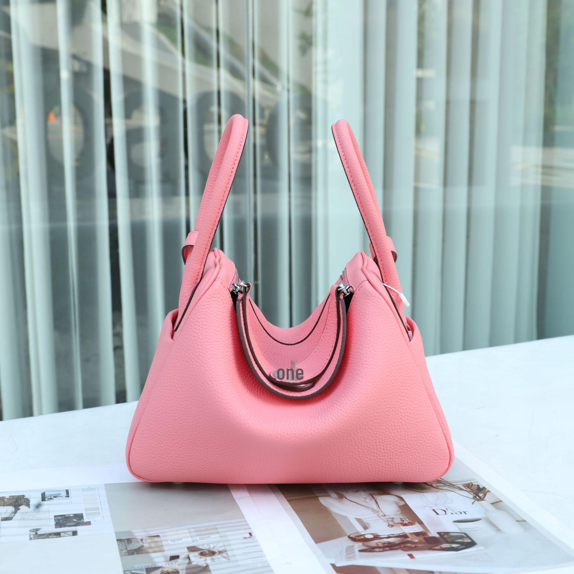 

Универсальная летняя сумка-доктор Lindy из коровьей кожи 2025 года: Женская сумка через плечо из натуральной кожи 26x15x18 cm