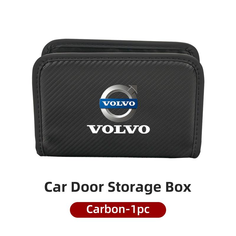 Car Door Storage Box Phone Pocket Hanging Organizer For Volvo V40 XC70 V70 V60 V50 S80 S40 AWD V90 S90 XC60 C30 T6 S60 C70 XC40
