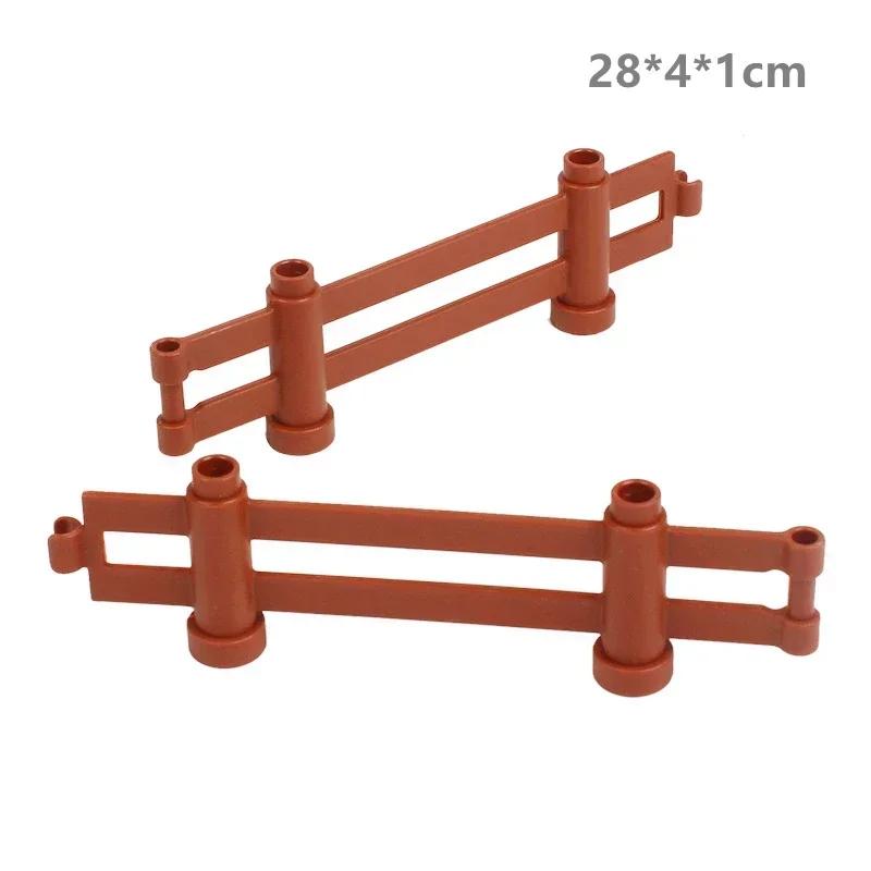 Große Bausteine Outdoor Wald Pflanzen Serie Blume Gras Baum Bauernhof Schmuck Zubehör Kompatible Szenen Spielzeug Kinder Bausteine