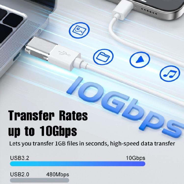 Universal USB Female To Type C Male OTG Adapter Converter For Office Travel Use Connect USB Keyboards, Mice Peripherals