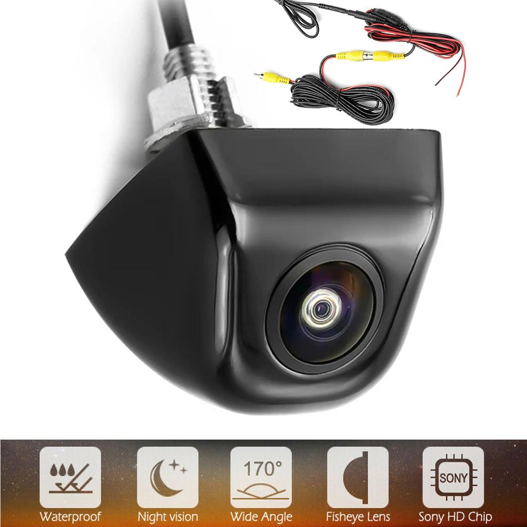 Car Rear View Camera Reversing Camera 170 Degree Ip68 Waterproof Ccd HD Image Night Vision Car Reversing Monitor 6m Cable