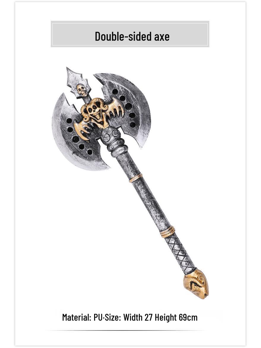 

Детский Хэллоуинский Пластиковый Топор Реквизит - Серебристая Имитация Игрушка для Фото и Костюма Regular