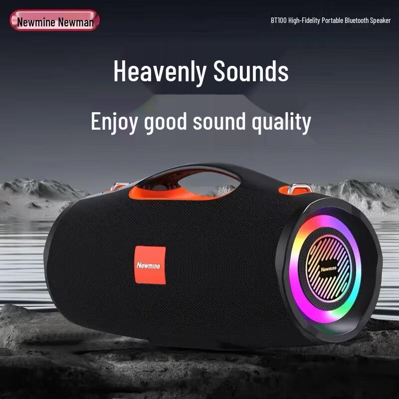 Newman BT100 Portable Heavy Bass Bluetooth Speaker (CN Version)