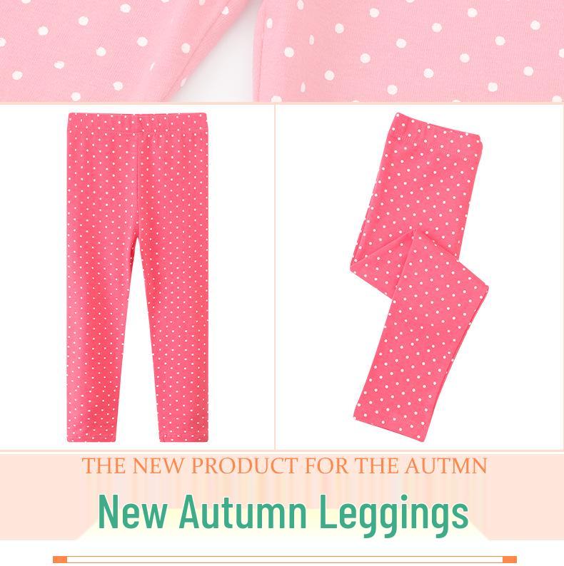 New Spring & Autumn Girls' Leggings with Princess Skirts and Outerwear Pants for Kids
