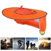 Hard Hat Sun Shade   High Visibility Full Brim Mesh Neck Sunshade with Reflective Stripe