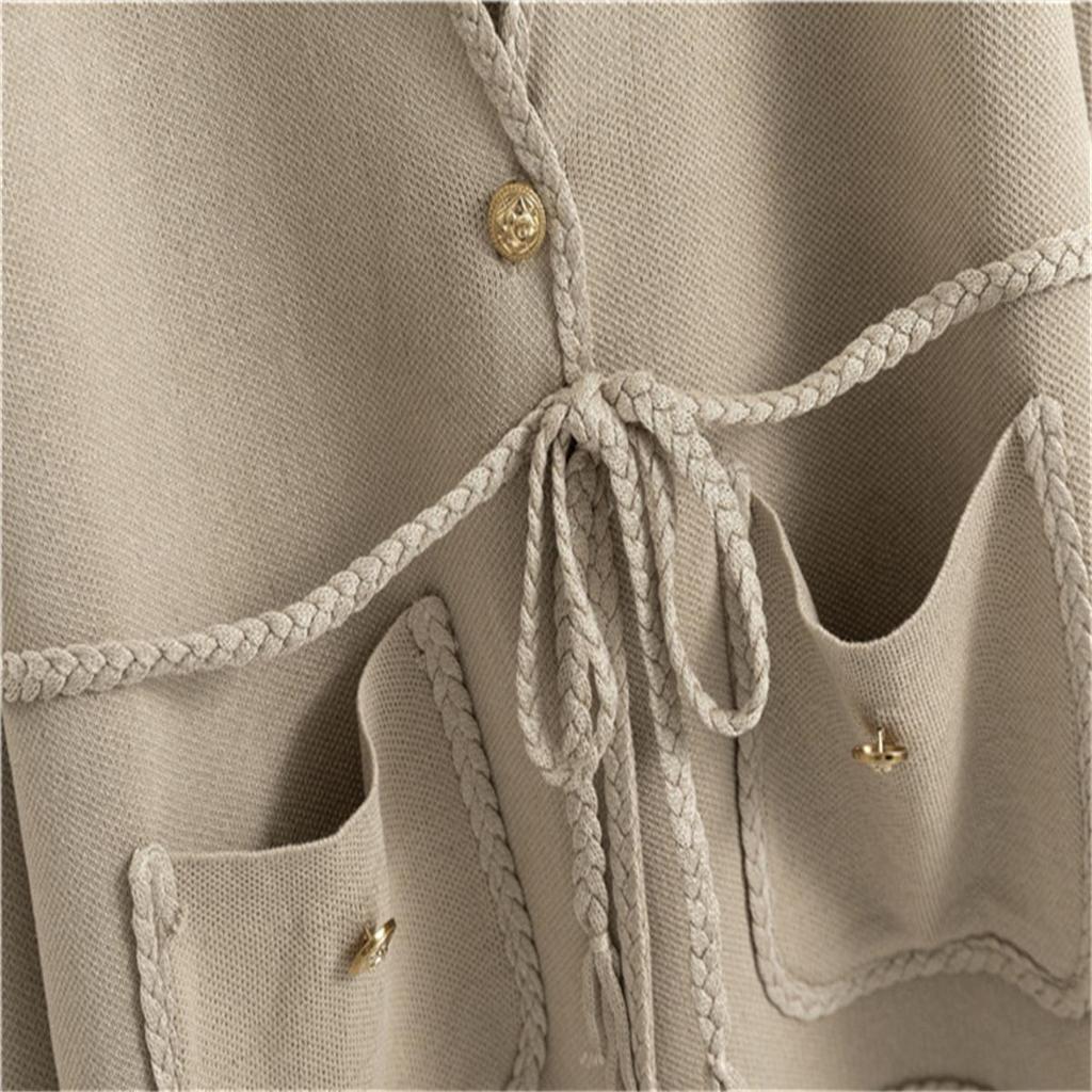 Knitted Two Piece Loose Casual Half Skirt Fashion Set Women's Spring And Autumn Sweater Ins Skirt