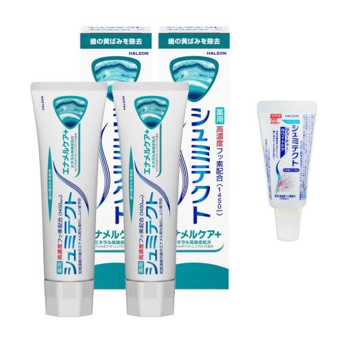 

[Эксклюзив для .co.jp] Зубная паста Shumitect EnamelCare+ для чувствительных зубов, высокая концентрация фторидов (1450 частей на миллион), 2 Бутылки + Бонус