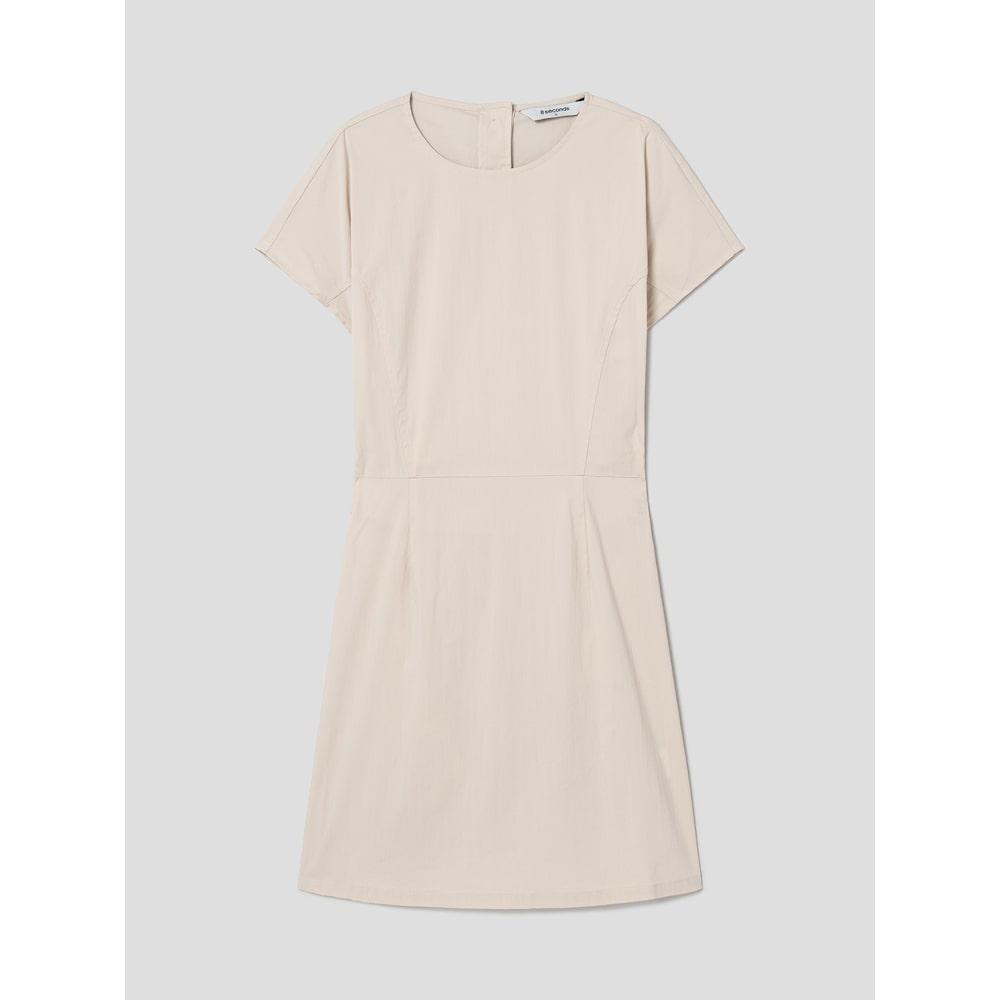 8SECONDS Backless Mini Dress Beige