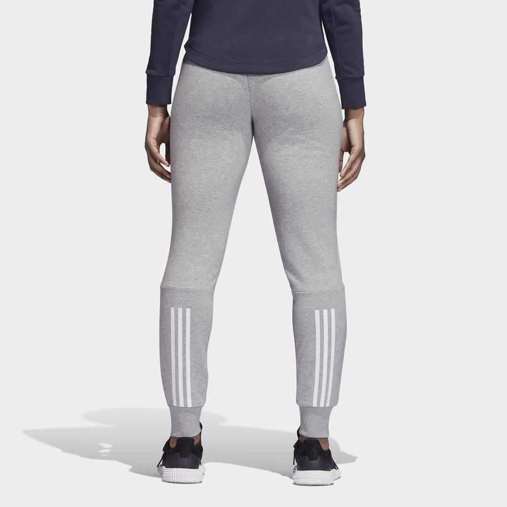 Adidas W Sid S Jogger Striped Drawstring Comfortable Casual Knit Sports Pants Women Pants Gray CY0693