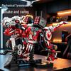 Electric Tyrannosaurus Rex Mechanical Dinosaur Building Blocks - Educational Toy for Boys