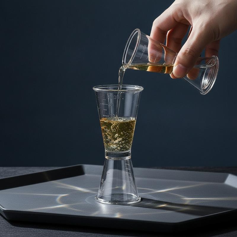 New Pc Measure Cup 20/40Cc Transparent Cocktail Shaker Kitchen Supplies 20/40Cc Double-Headed