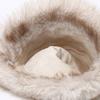Winter Basin Hat Solid Color Thickened Soft Plush Warm Bucket Hat Windproof