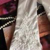 Floral Party Wedding Accessories Banquet Elbow Length Long Gloves Satin Mittens Full Finger Gloves