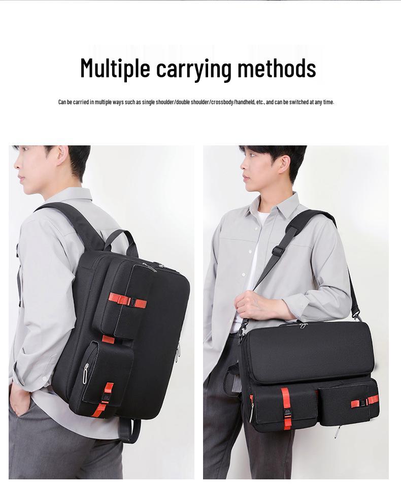 Versatile Water-Resistant Leather Travel Backpack with Large Capacity and Laptop Compartment