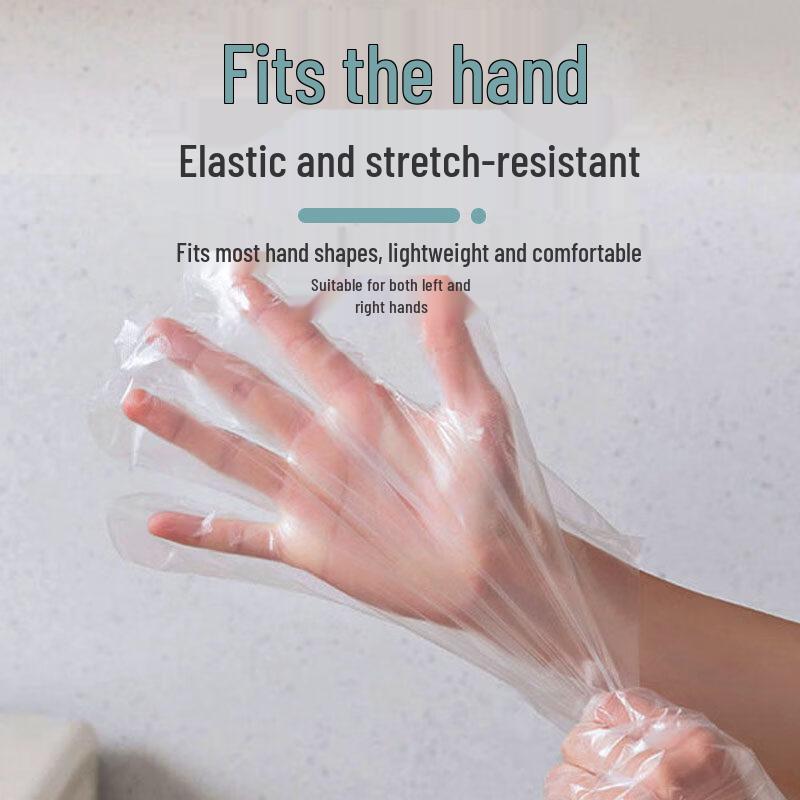 ZISIZ Disposable Food Grade Plastic Gloves