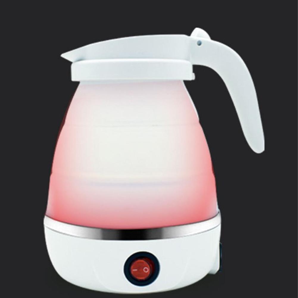 Electric Kettle Foldable Silicone Portable Water Kettle 1l Mini Small Water Boiler Camping Kettle