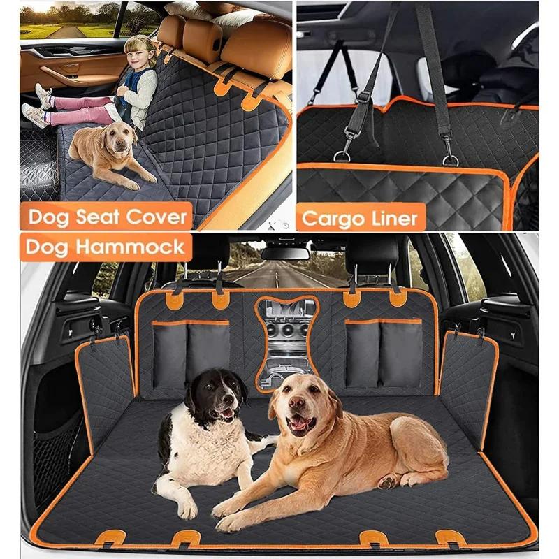 1 PCS  PET Dog Car Seat Cover Waterproof Pet Travel Dog Carrier Hammock Car Rear Back Seat Protector Mat Safety Carrier for Dogs