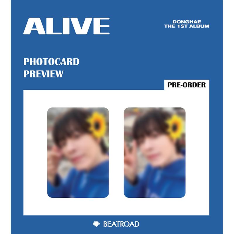 [Pre-order] SUPER JUNIOR DONGHAE THE 1ST ALBUM [ALIVE] KEYCAP VER. (Online Benefit)