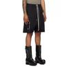 DRIPX Men's Techwear Cargo Shorts Multi-Zipper Pocket Elastic Waist Drawstring Streetwear Casual Shorts