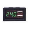 LED Digital Display Voltmeter Dual USB Output Voltage Meter Battery Tester Panel
