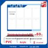 Wall-Mounted A4 Magnetic Display Board for Notices and Signs
