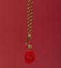 Jingchunlan High Content Cinnabar Red Sand Car Charm with Lucky Cat Guanyin Pixiu