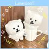 Teddy White Bear Plush Stuffed Toy Animal Doll Backbag Decoration Kids Gifts