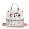 Pu Material Casual Backpack With Inner Phone Pocket For Daily Use