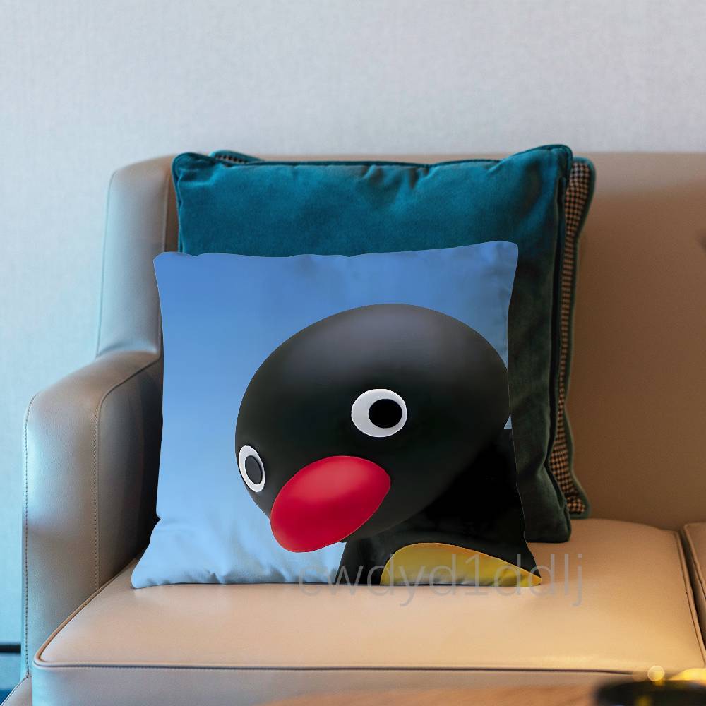 PPINGU Pingu Cute Pillow Case Cover Square Sofa With For Pattern Comfortable Cushion suitable Of Room