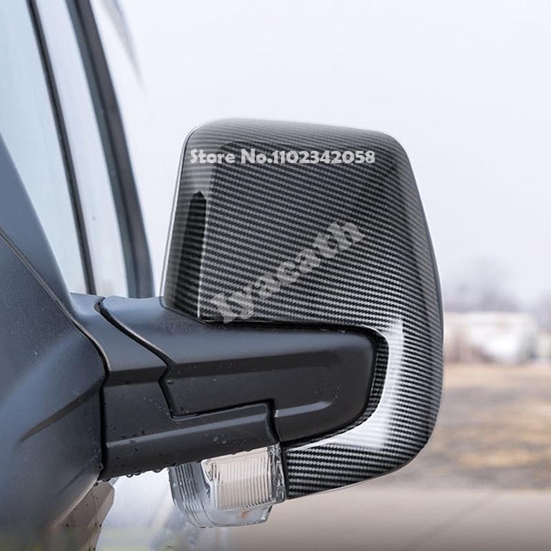 For Ford Transit  V362 Tourneo  2014- Exterior Car Side Mirror Cap Rearview Cow Corner Mirror Retrofit Cover