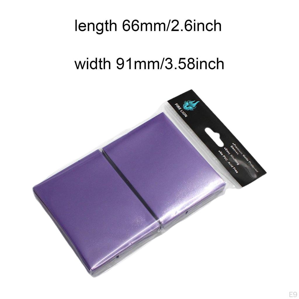 100 Pack Card Sleeves, Frosted, Versatile Gifts, High Performance, Lightweight, for Collector