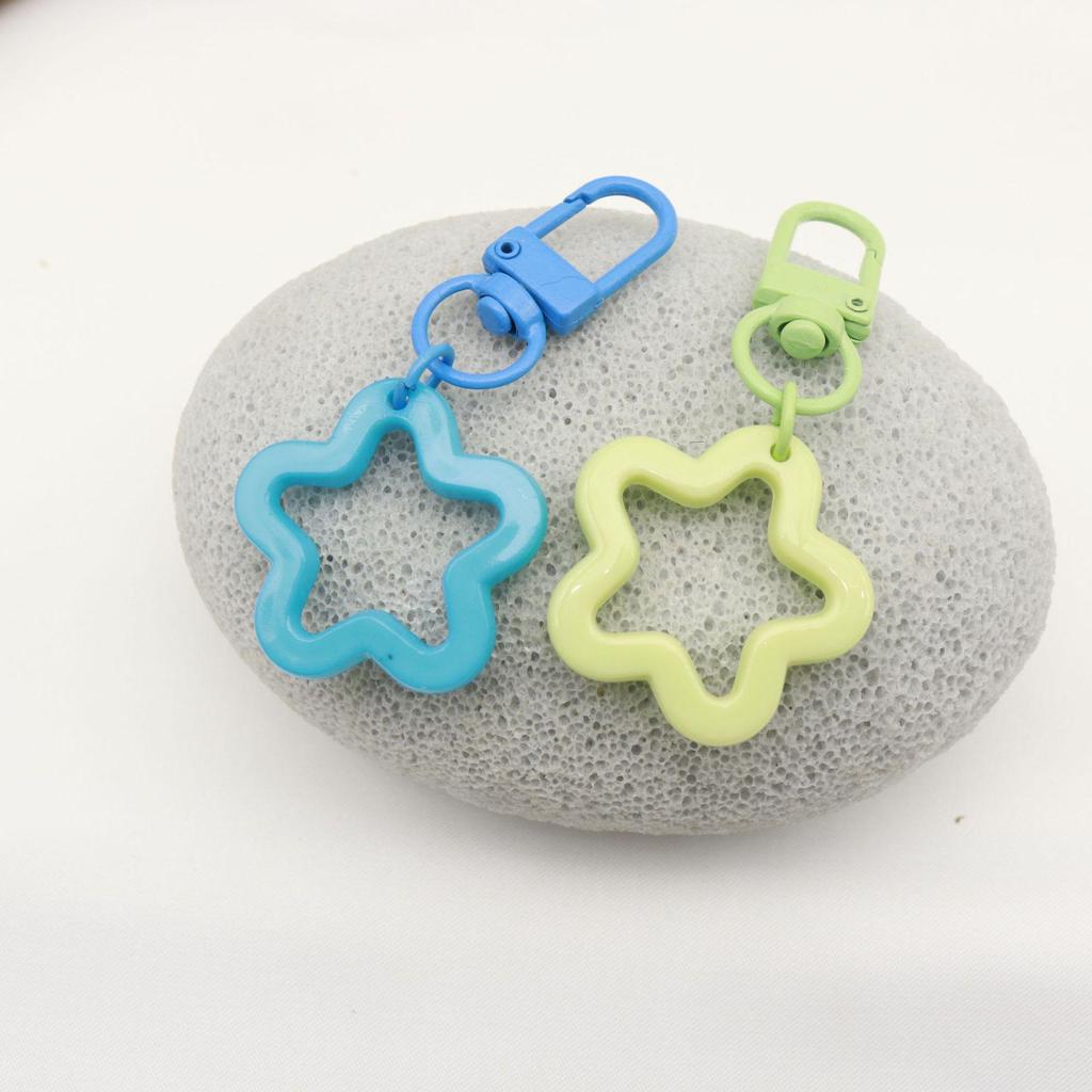 Colorful Star Keychain: Japanese Style Pendant & Love Accessories Gift