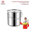 Stainless Steel Portable Multi-Purpose Bucket with Lid
