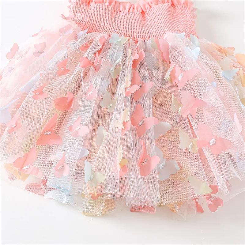 Sukienki dla dziewczynek z skrzydłami, letnie, bez rękawów, koronkowe, księżniczki, miękkie sukienki dla dzieci dla dziewczynek