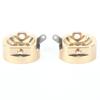 LCX Racing 1/10 RC Crawler CNC Brass AR44 Front Axle Steering Knuckles for Axial SCX10 II 90046 90047 Upgrades Parts Accessories