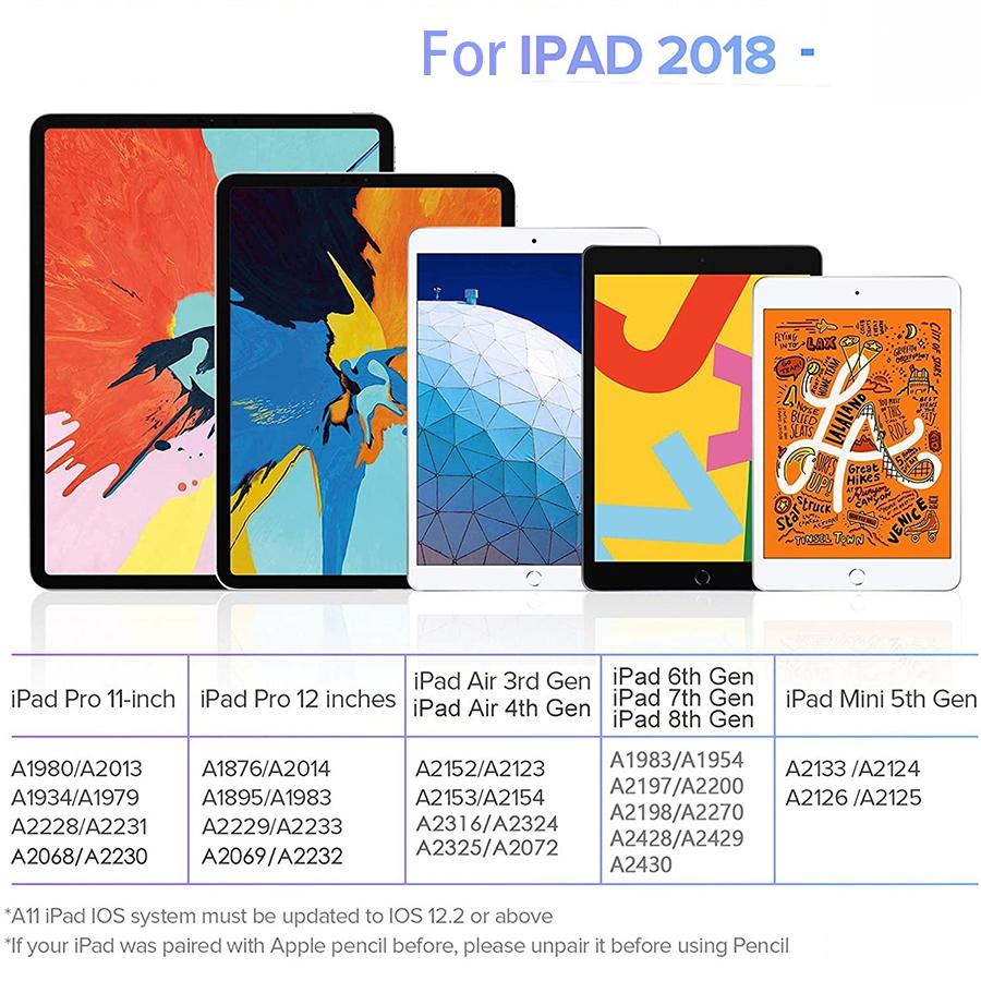 Stylus Pen For 2018-2021 Apple iPad 7th/8th 11" 12.9" Pencil