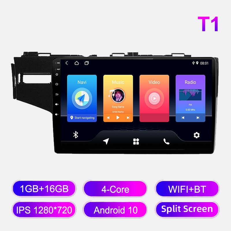 Car Radio Android For Honda Jazz 3 2015-2020 Fit 3 GP GK 2013-2020 Multimedia Video Player 4G WIFI Navigation GPS Carplay Stereo