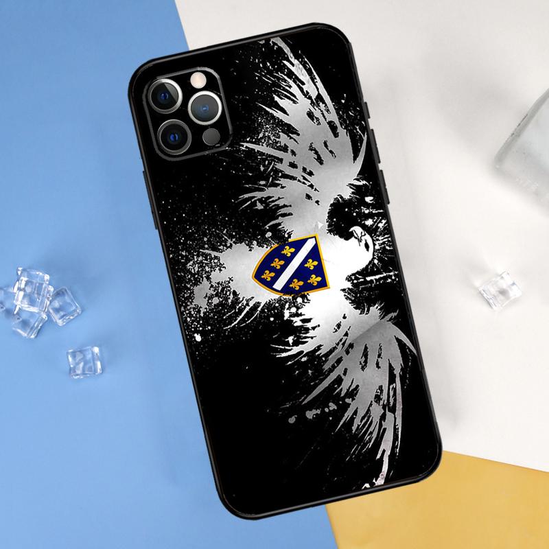Bosnia and Herzegovina Flag Phone Case For iPhone 15 Pro 16 Pro 11 13 14 Pro Max 12 Mini XR 16 15 Plus 16e Cover Shell