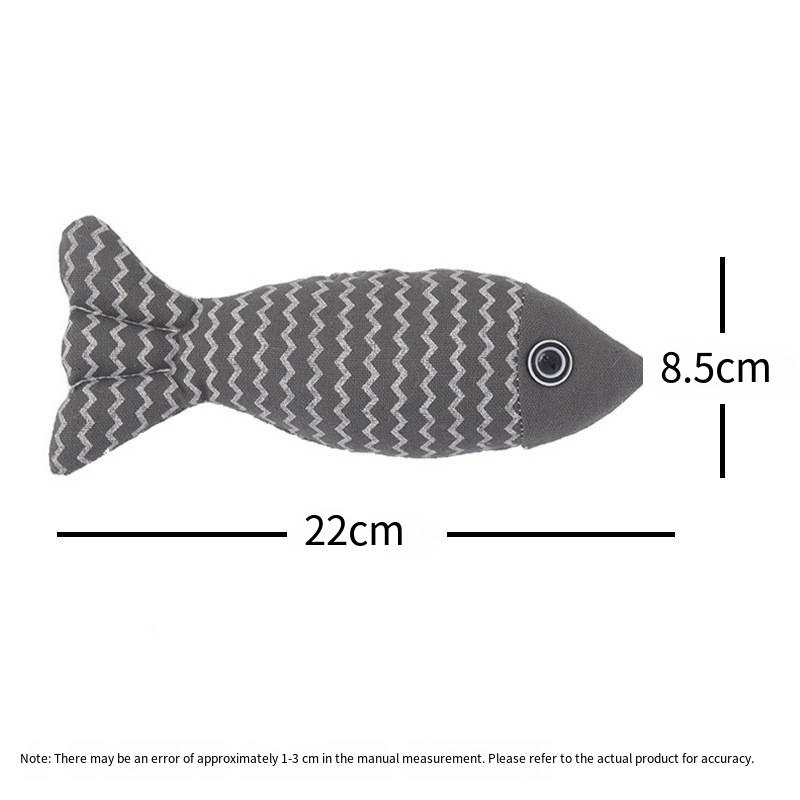Dog plush toy small dog chewable sound doll cartoon cute fox figurine energy-consuming grinding teeth toy self-entertainment